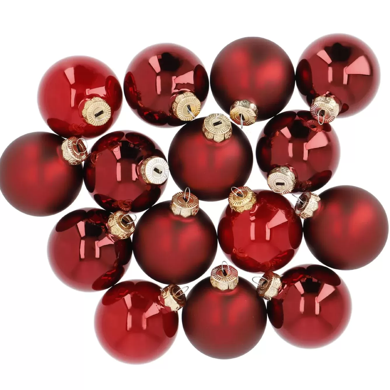 Weihnachtsbaumschmuck | Weihnachten>NANU-NANA 15er Glaskugeln 6 Cm, Rot