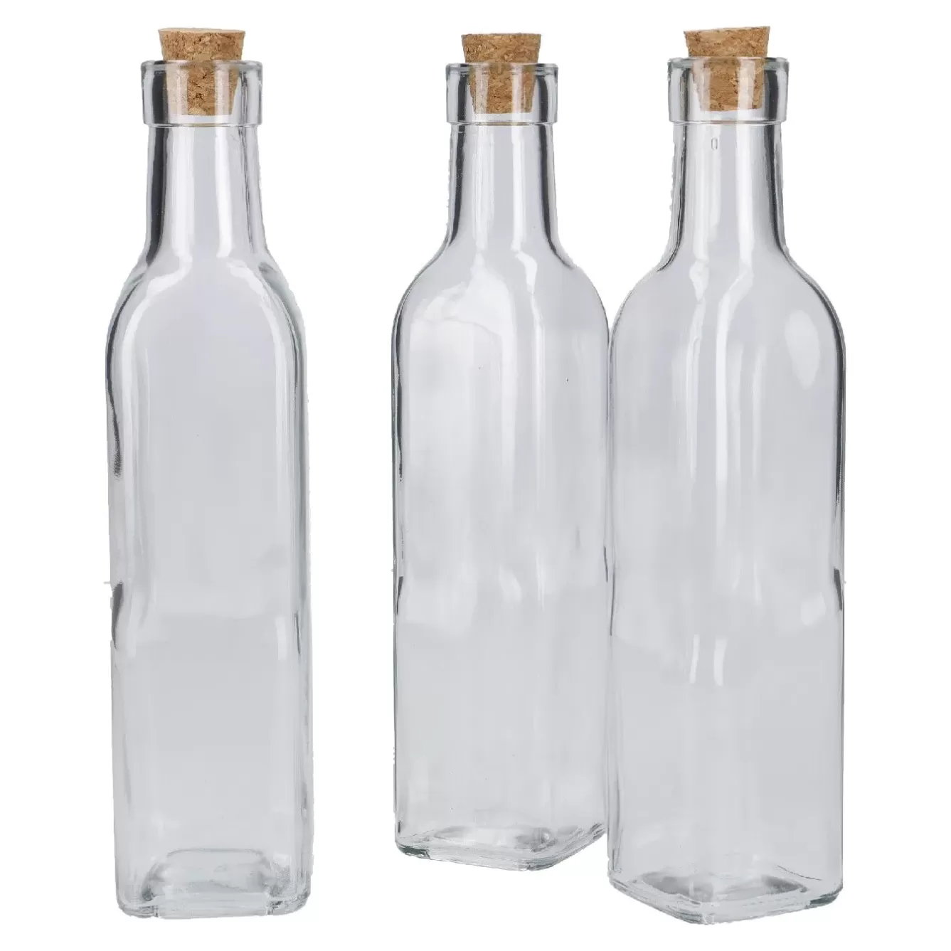 Gastgeschenke | Tischdeko Hochzeit>NANU-NANA 3er Set Flasche Mit Korken, 250 Ml