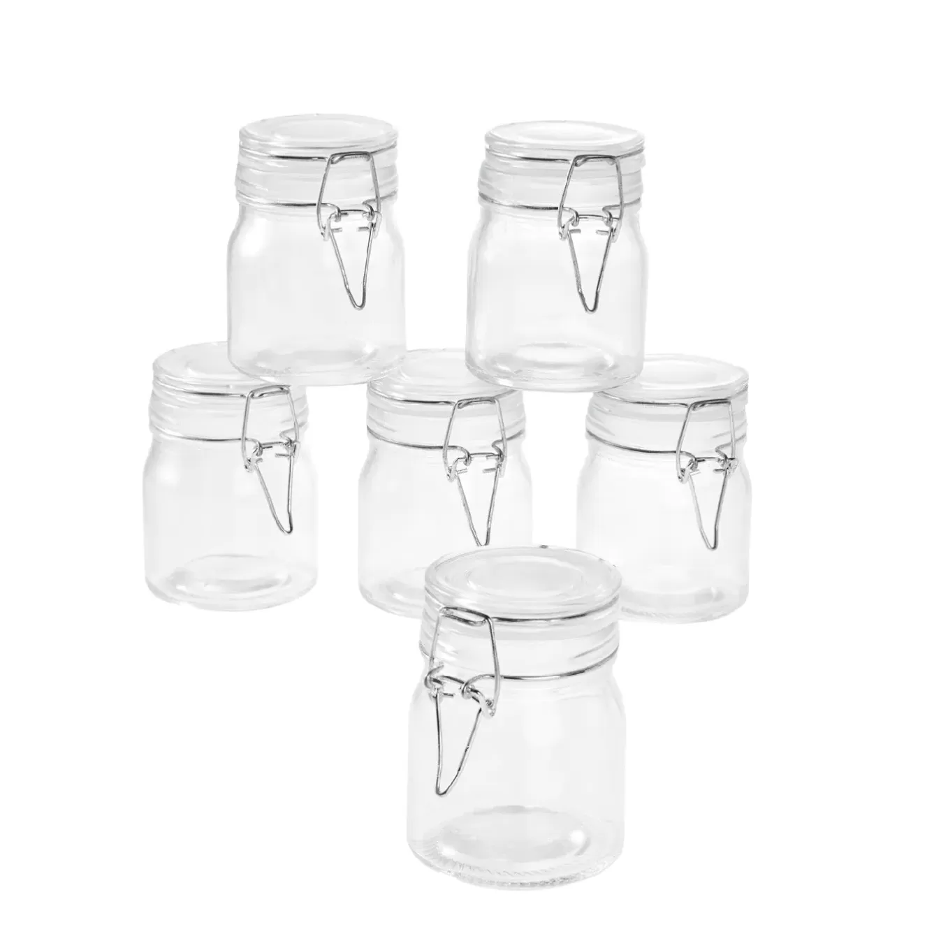 Gastgeschenke | Organisation>NANU-NANA 6er Set Vorratsglas Mit Bügelverschluss, 150 Ml