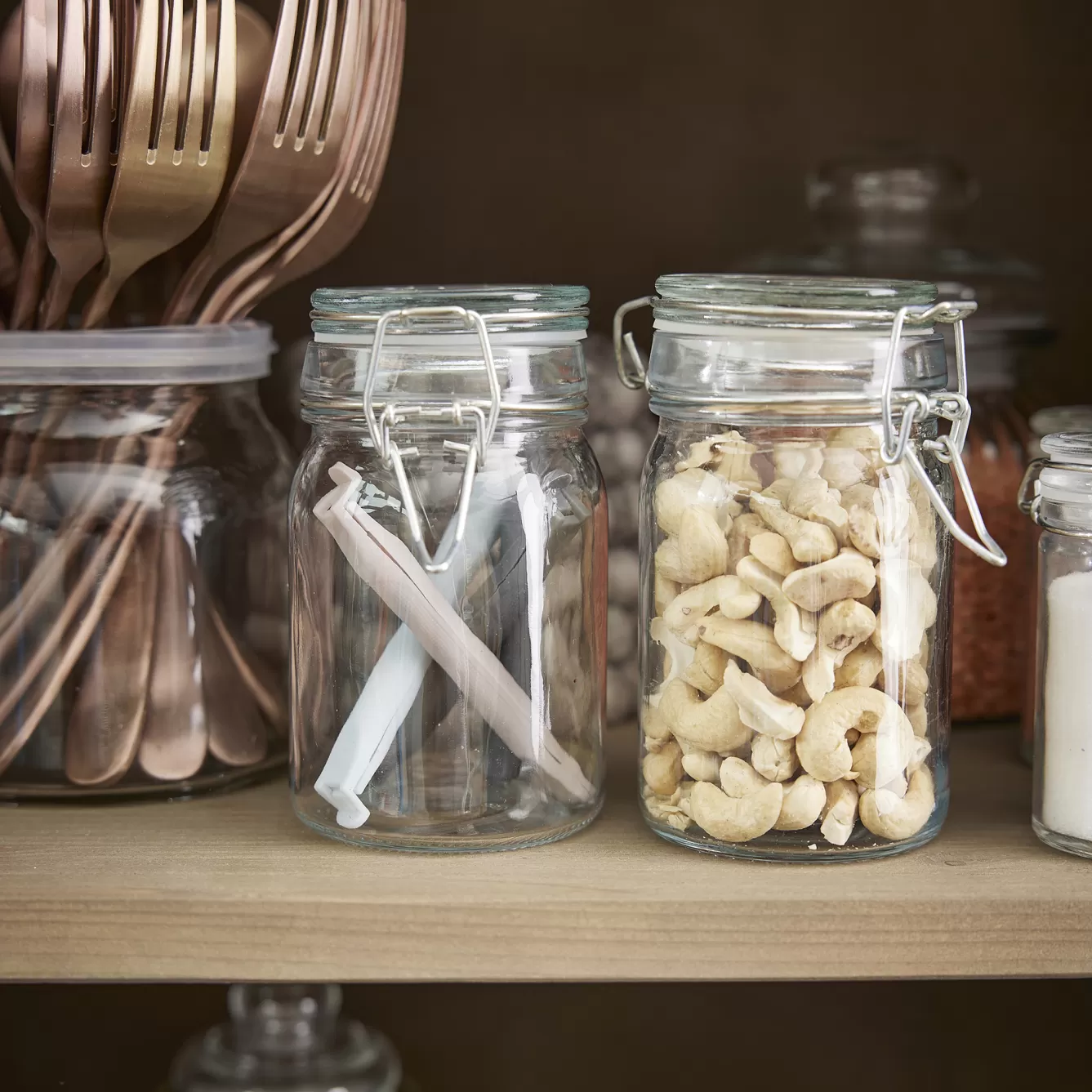 Gastgeschenke | Salty- Und Candybar>NANU-NANA 6er Set Vorratsglas Mit Bügelverschluss, 250 Ml