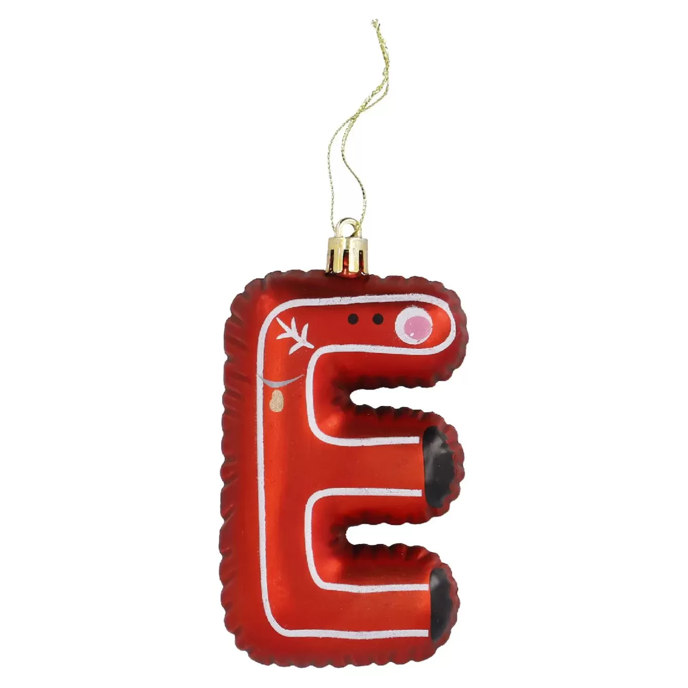 Weihnachtsbaumschmuck | Weihnachten>NANU-NANA Anhänger Buchstabe, E/rot, 10 Cm