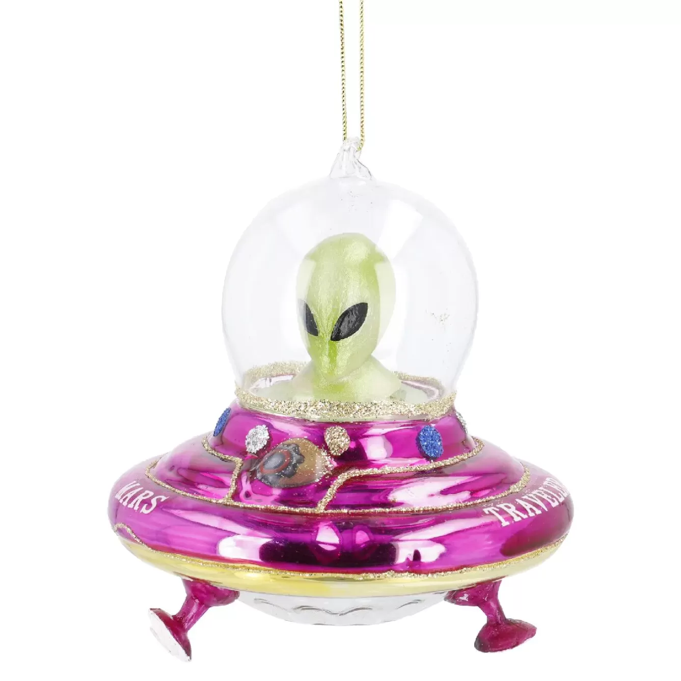 Weihnachtsbaumschmuck | Weihnachten>NANU-NANA Anhänger Fancy, Deluxe, Alien/Ufo