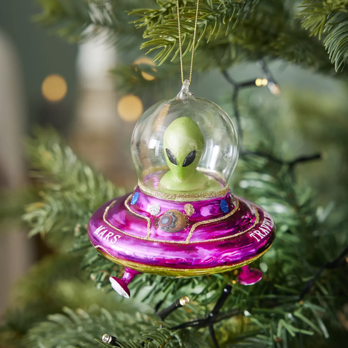 Weihnachtsbaumschmuck | Weihnachten>NANU-NANA Anhänger Fancy, Deluxe, Alien/Ufo