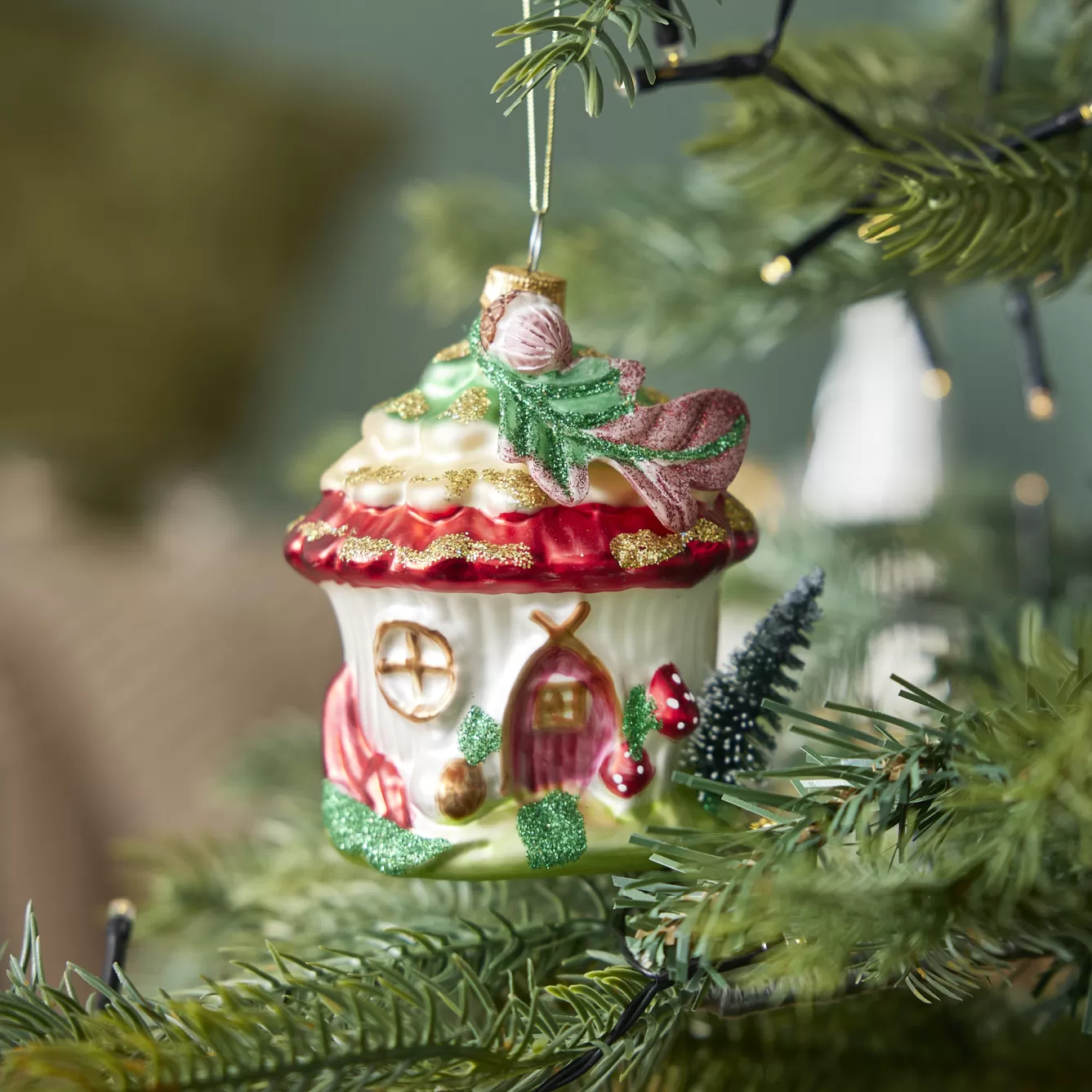 Weihnachtsbaumschmuck | Weihnachten>NANU-NANA Anhänger Fancy, Deluxe, Märchenwald-Haus