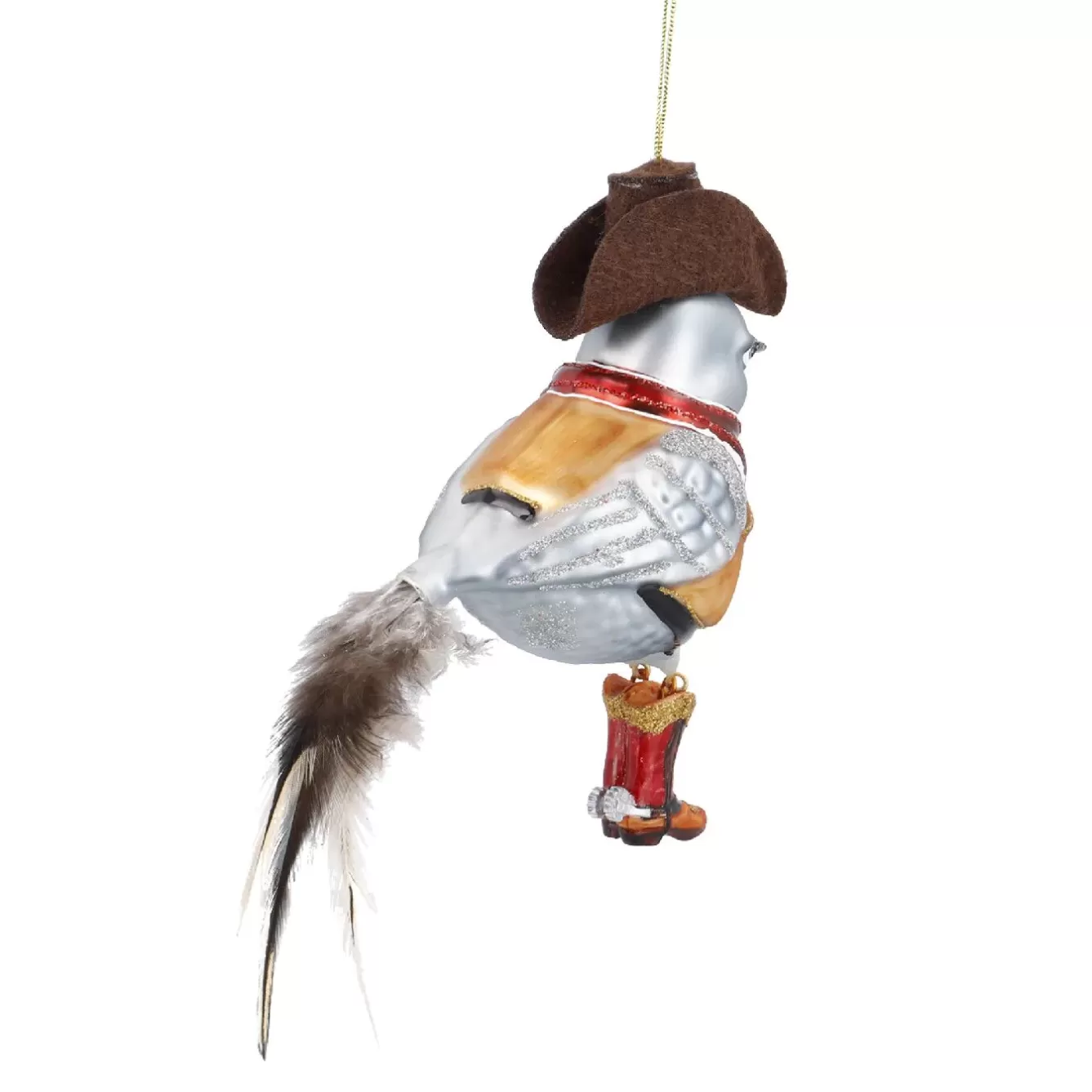 Weihnachten | Weihnachtsbaumschmuck>NANU-NANA Anhänger Fancy, Deluxe, Vogel/Cowboy