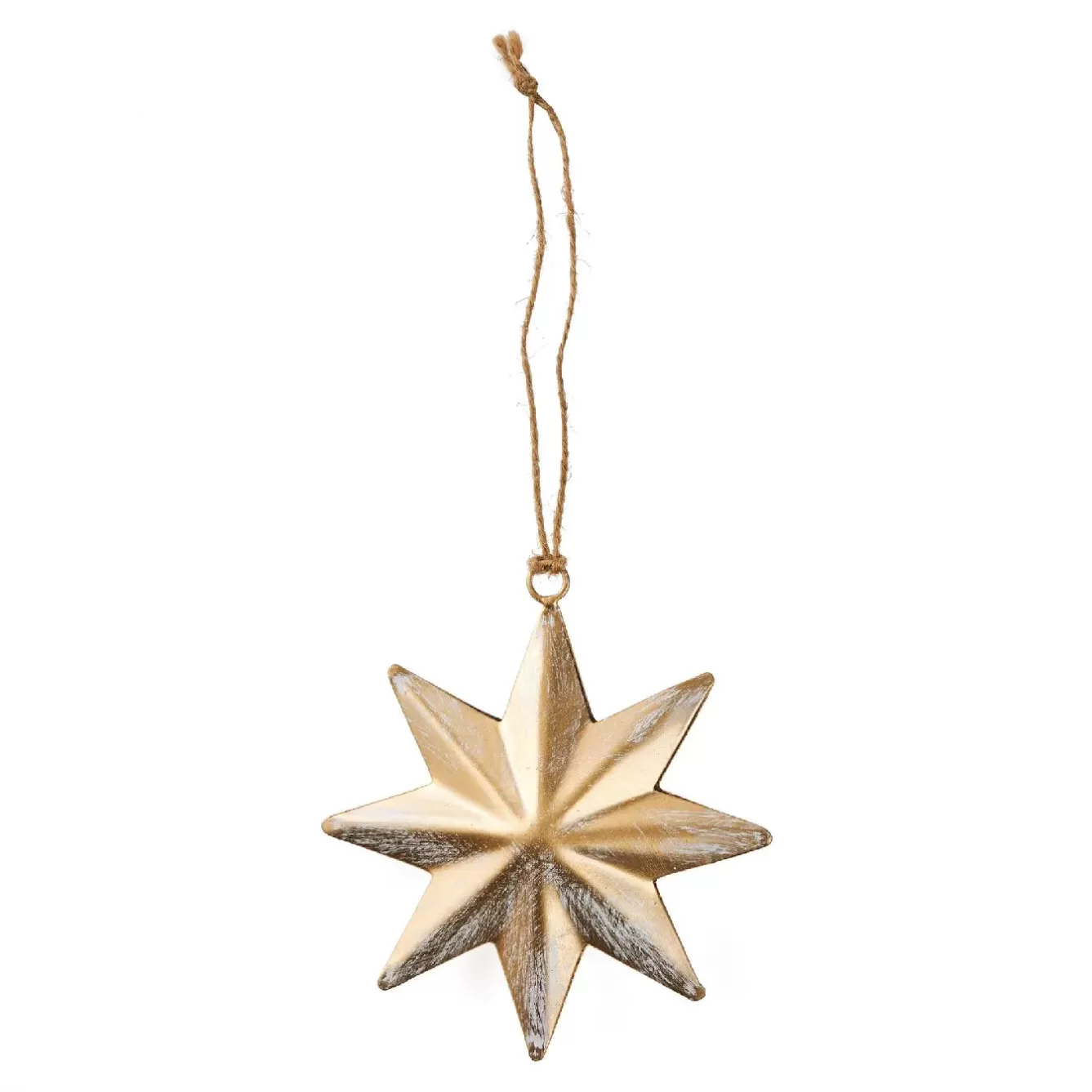 Deko-Anhänger | Weihnachtsbaumschmuck>NANU-NANA Anhänger Stern, Gold Antik, 10.5 Cm