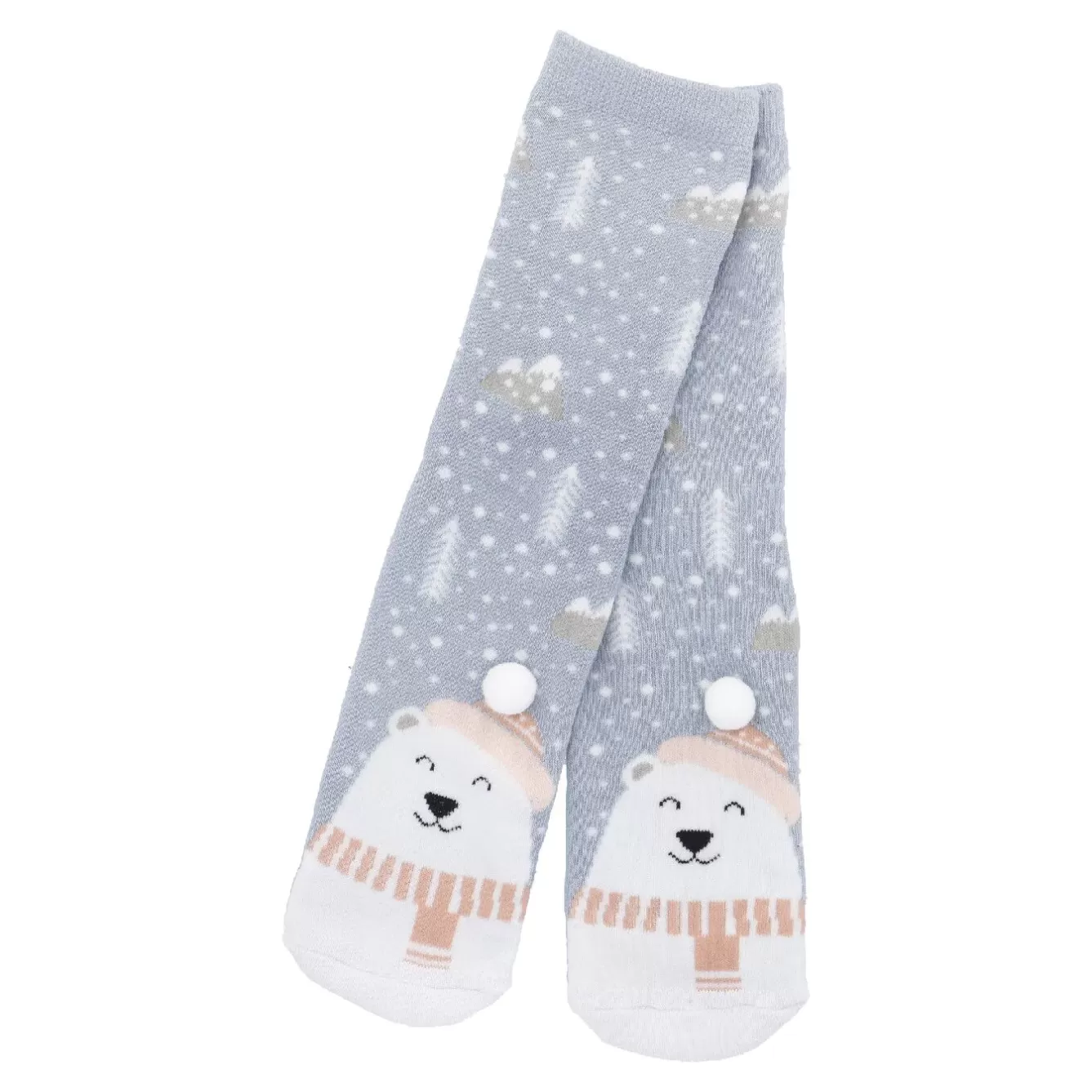 Geschenkideen | Fashion>NANU-NANA Anti-Rutschsocken Xmas, Eisbär Hellblau, Größe 36 - 41