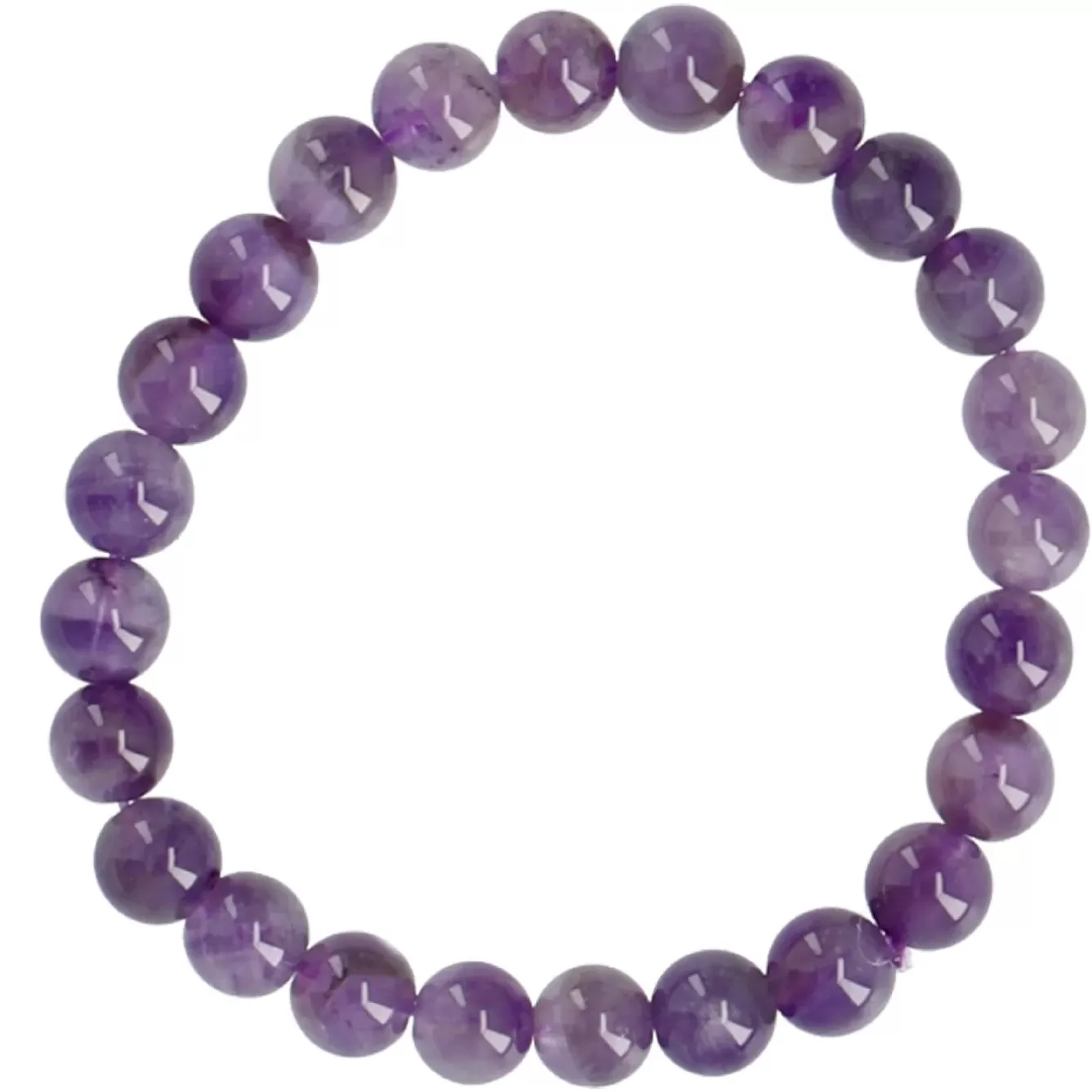 Geschenkideen | Fashion>NANU-NANA Armband Edelstein-Energie, Amethyst/lila