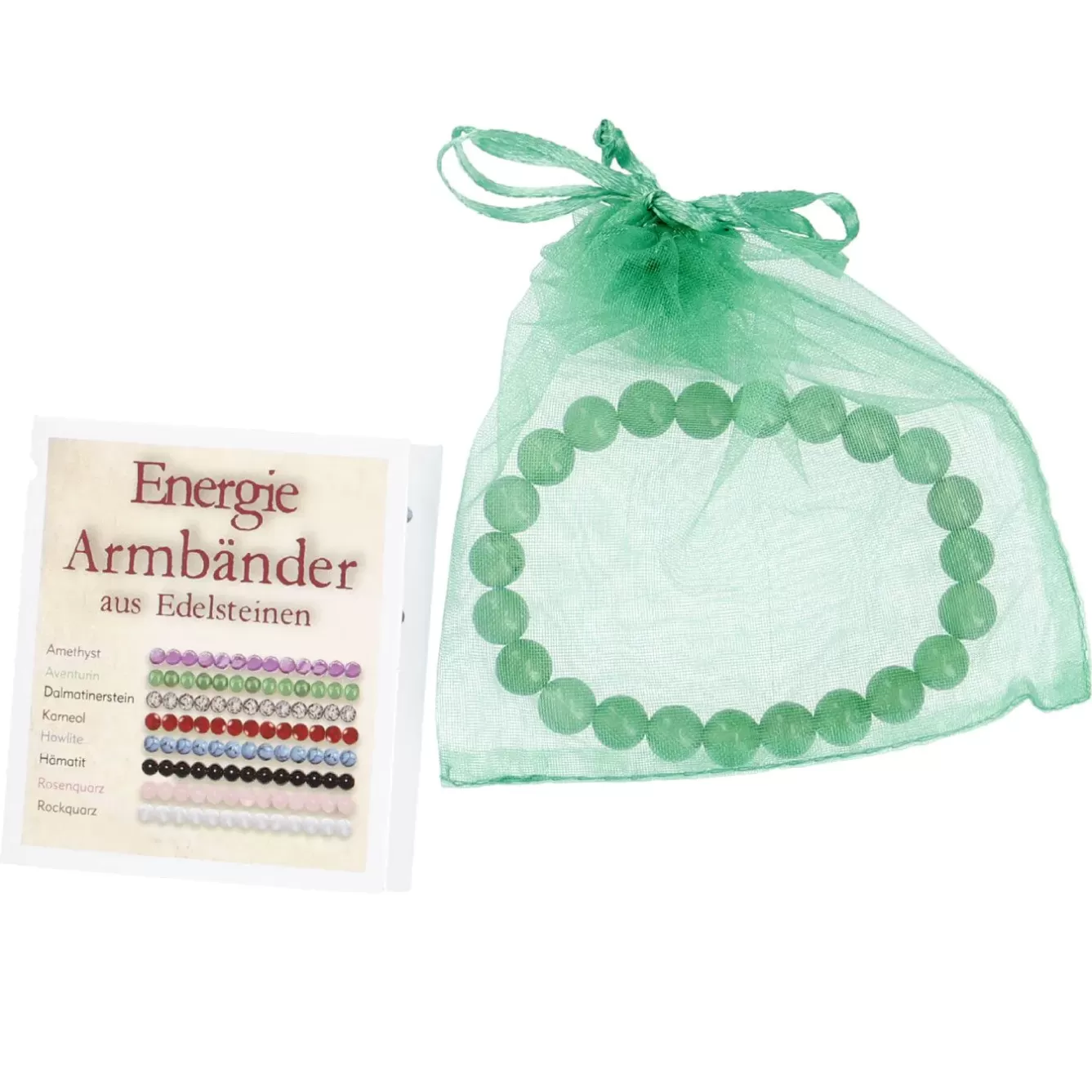 Geschenkideen | Fashion>NANU-NANA Armband Edelstein-Energie, Aventurin/grün