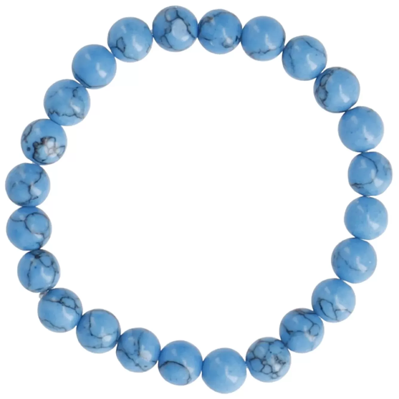 Geschenkideen | Fashion>NANU-NANA Armband Edelstein-Energie, Howlite/blau