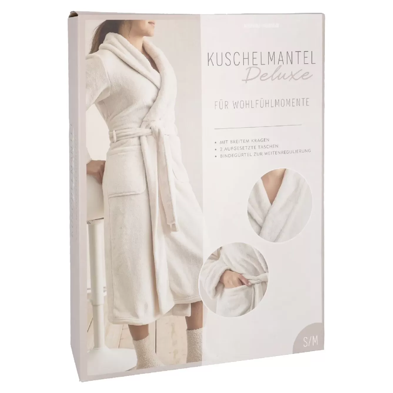 Geschenkideen | Fashion>NANU-NANA Bademantel Flausch, Creme, S/M