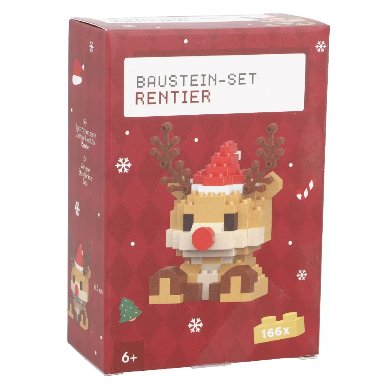 Geschenkideen | Spielzeug>NANU-NANA Bausteine-Set 3D, Xmas/Rentier, Klein