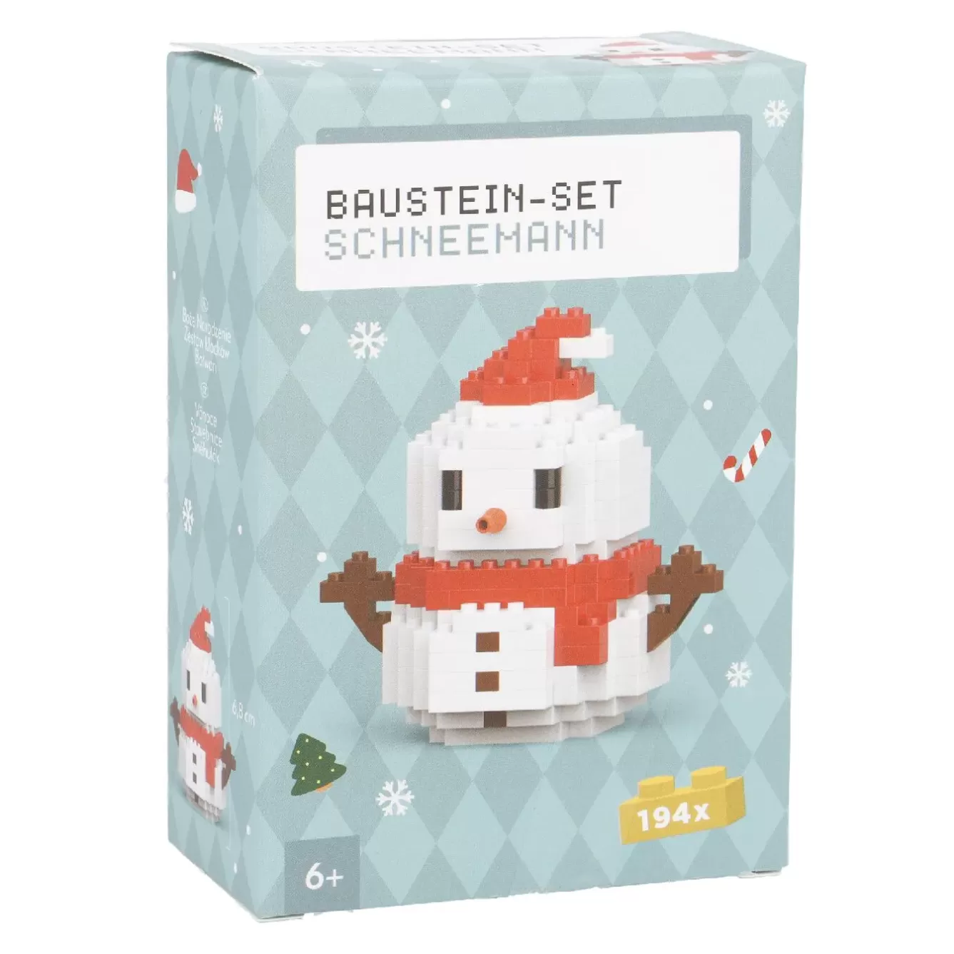 Geschenkideen | Spielzeug>NANU-NANA Bausteine-Set 3D, Xmas/Schneemann, Klein