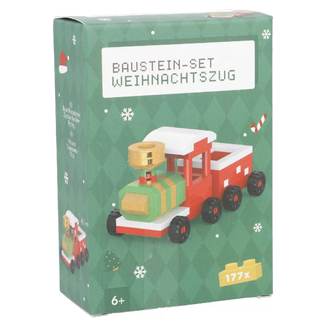 Geschenkideen | Spielzeug>NANU-NANA Bausteine-Set 3D, Xmas/Zug, Klein