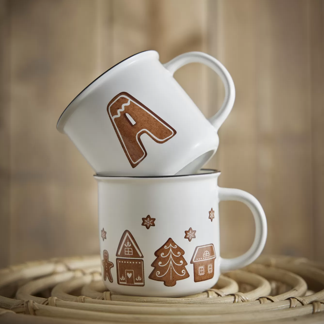 Küche | Weihnachtsbecher>NANU-NANA Becher Buchstabe/Lebkuchen, A, 380 Ml