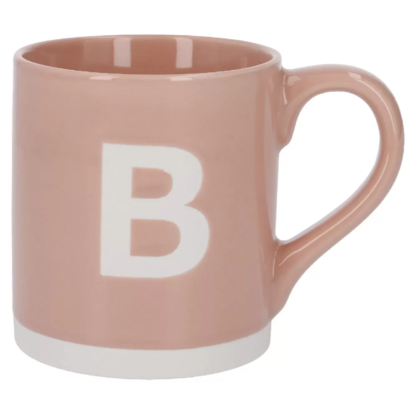 Küche>NANU-NANA Becher Buchstabe/Uni, B/rosa, 440 Ml