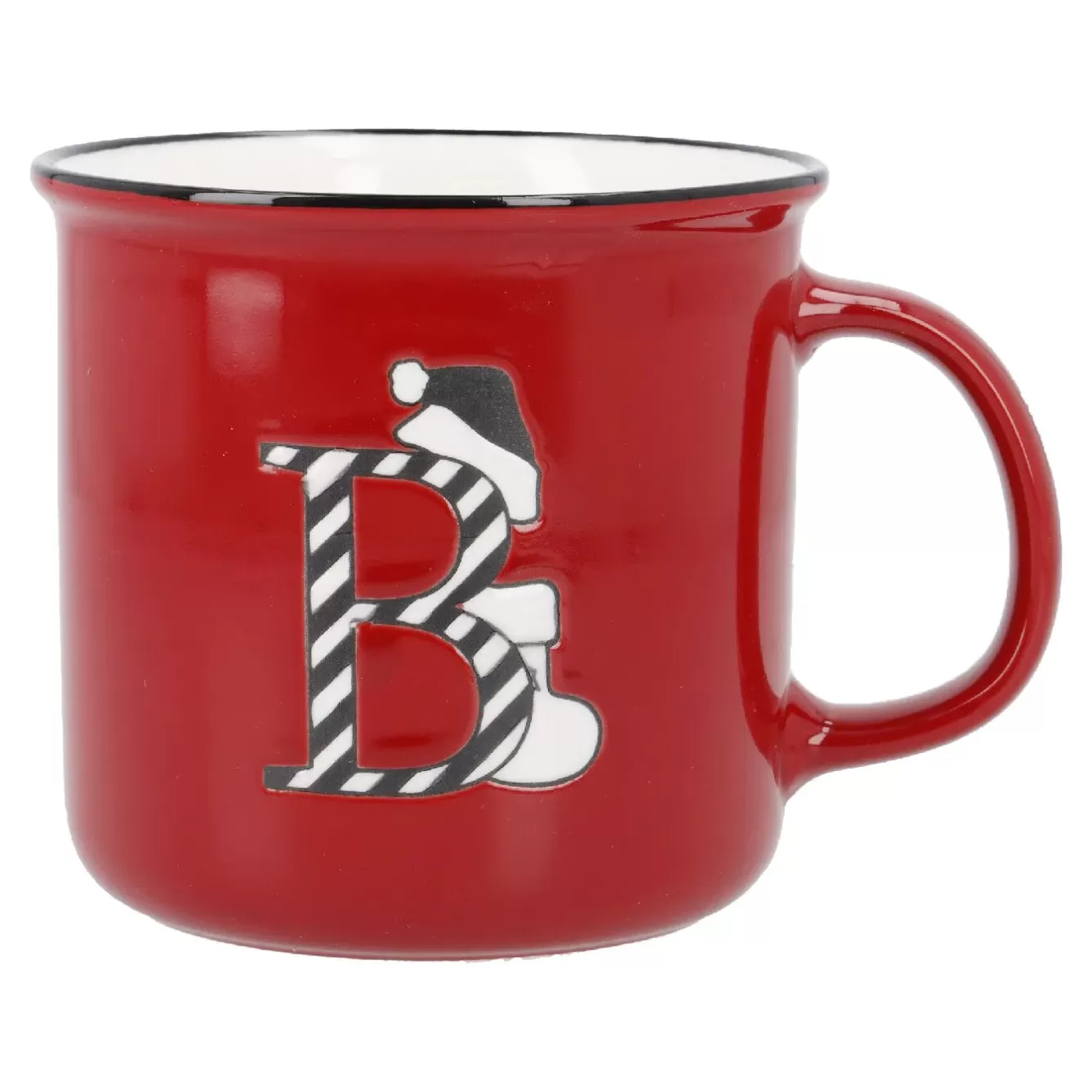 Küche | Weihnachtsbecher>NANU-NANA Becher Buchstabe/Weihnachten, B/Streifen, 540 Ml