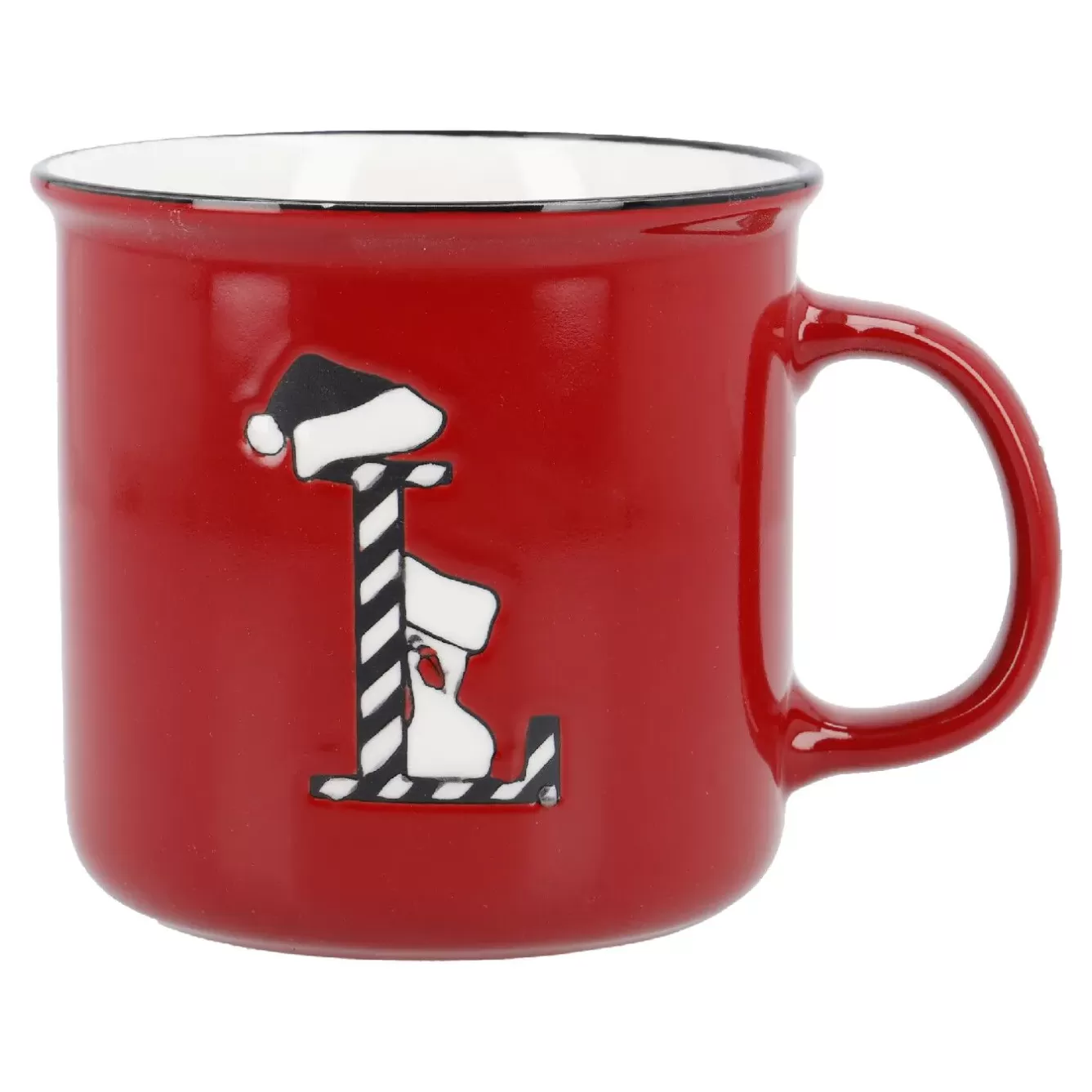 Küche | Weihnachtsbecher>NANU-NANA Becher Buchstabe/Weihnachten, L/Streifen, 540 Ml