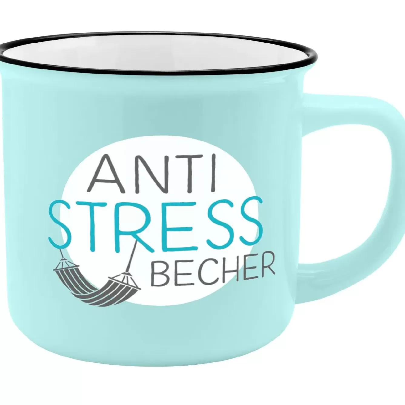 Shop The Geschenk | Küche>NANU-NANA Becher Emaille-Optik, Anti-Stress, 350 Ml