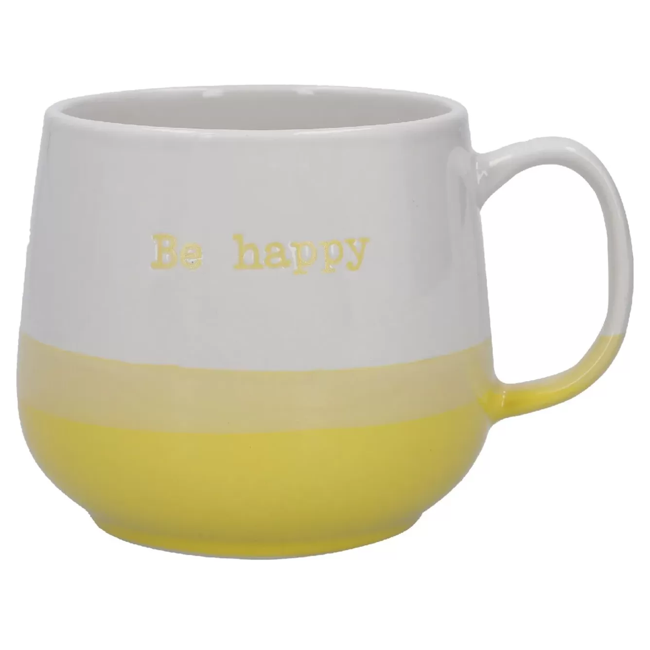 Küche>NANU-NANA Becher Emotion, Be Happy/gelb, 500 Ml