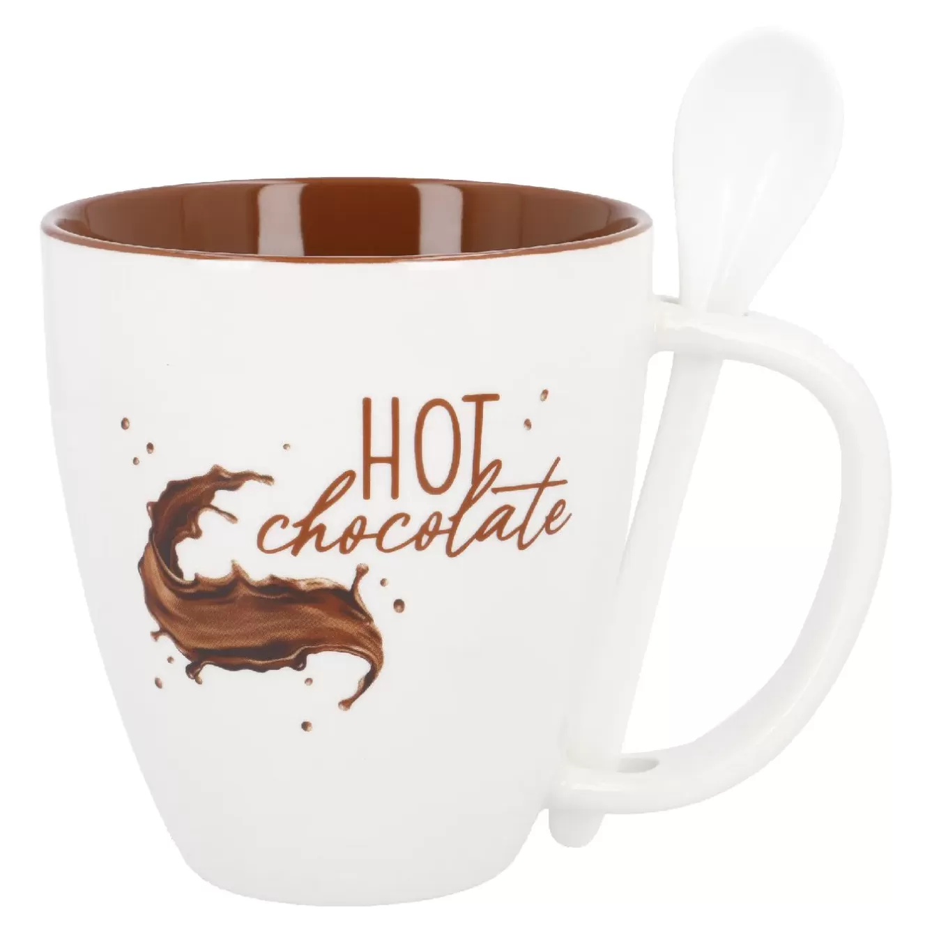 Küche>NANU-NANA Becher Hot Chocolate Mit Löffel, 550 Ml