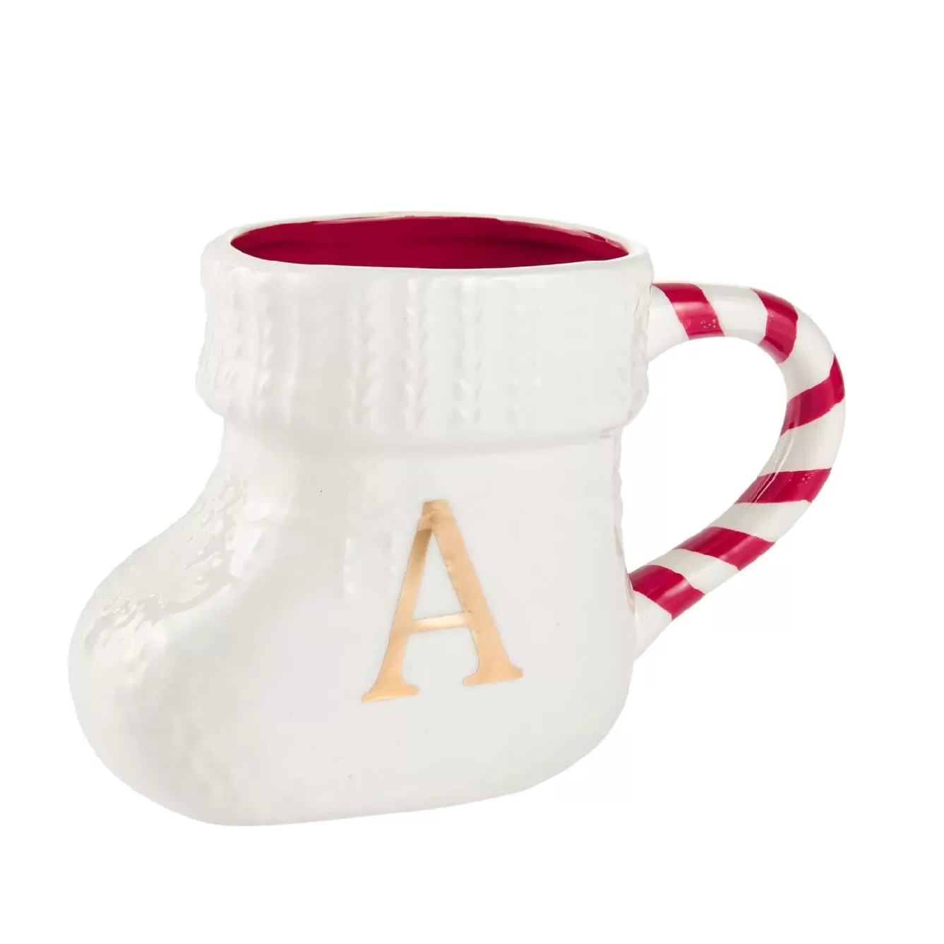 Küche | Nikolaus>NANU-NANA Becher Stiefel Mit Buchstabe, A/weiß, 400 Ml