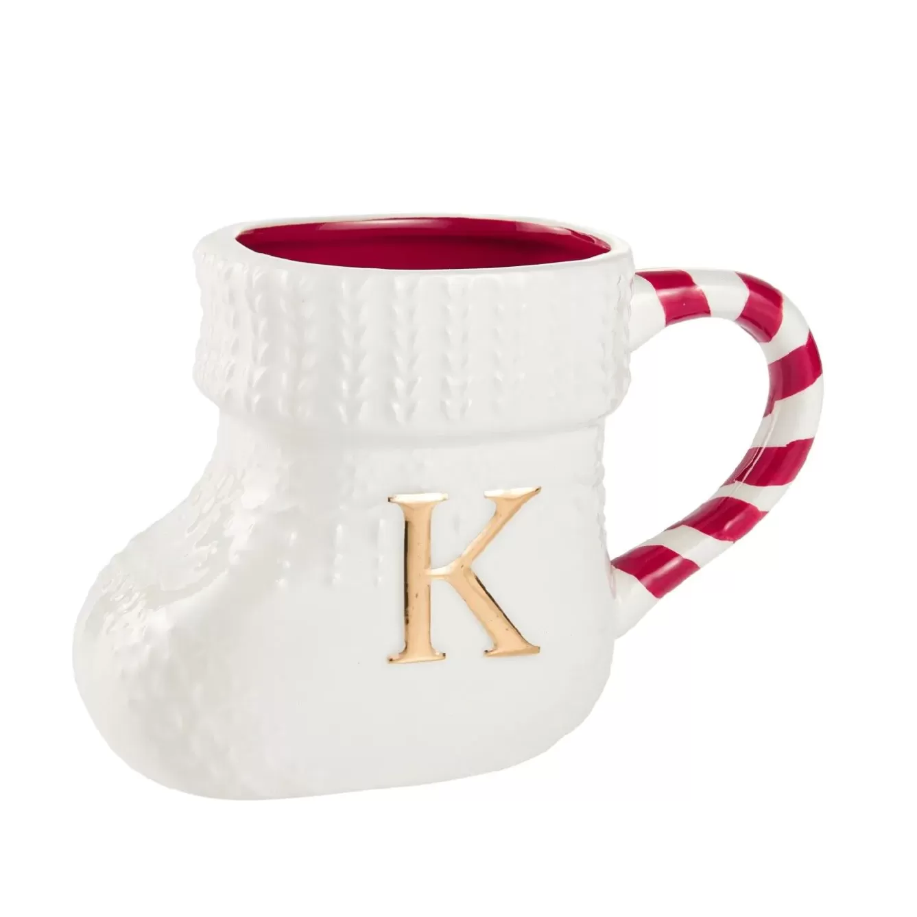 Küche | Nikolaus>NANU-NANA Becher Stiefel Mit Buchstabe, K/weiß, 400 Ml