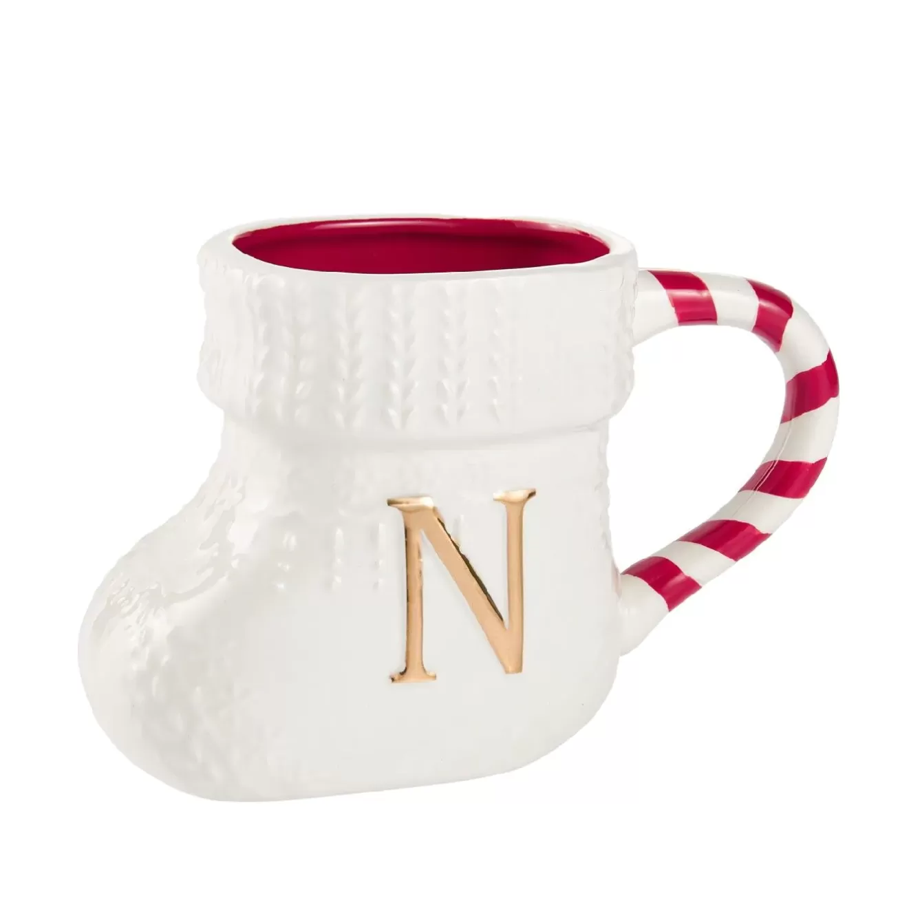 Küche | Nikolaus>NANU-NANA Becher Stiefel Mit Buchstabe, N/weiß, 400 Ml