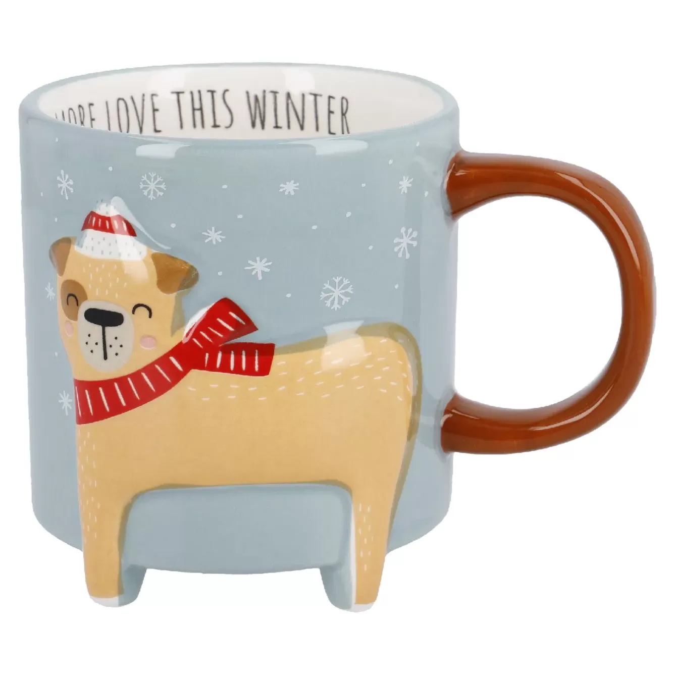 Küche | Weihnachtsbecher>NANU-NANA Becher Xmas/Tierfuß, Hund, 480 Ml