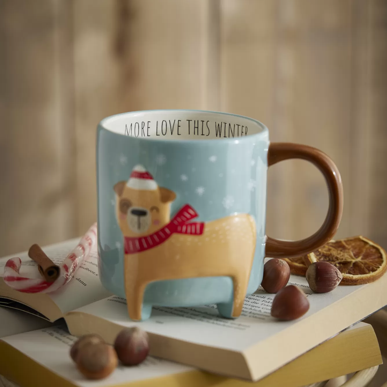 Küche | Weihnachtsbecher>NANU-NANA Becher Xmas/Tierfuß, Hund, 480 Ml