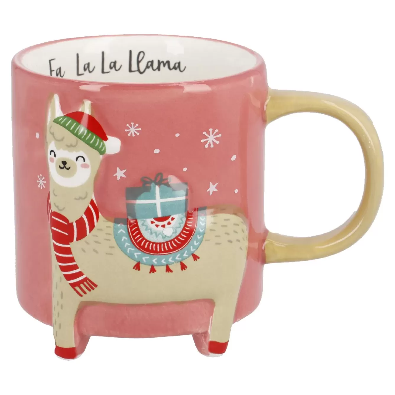 Küche | Weihnachtsbecher>NANU-NANA Becher Xmas/Tierfuß, Lama, 480 Ml