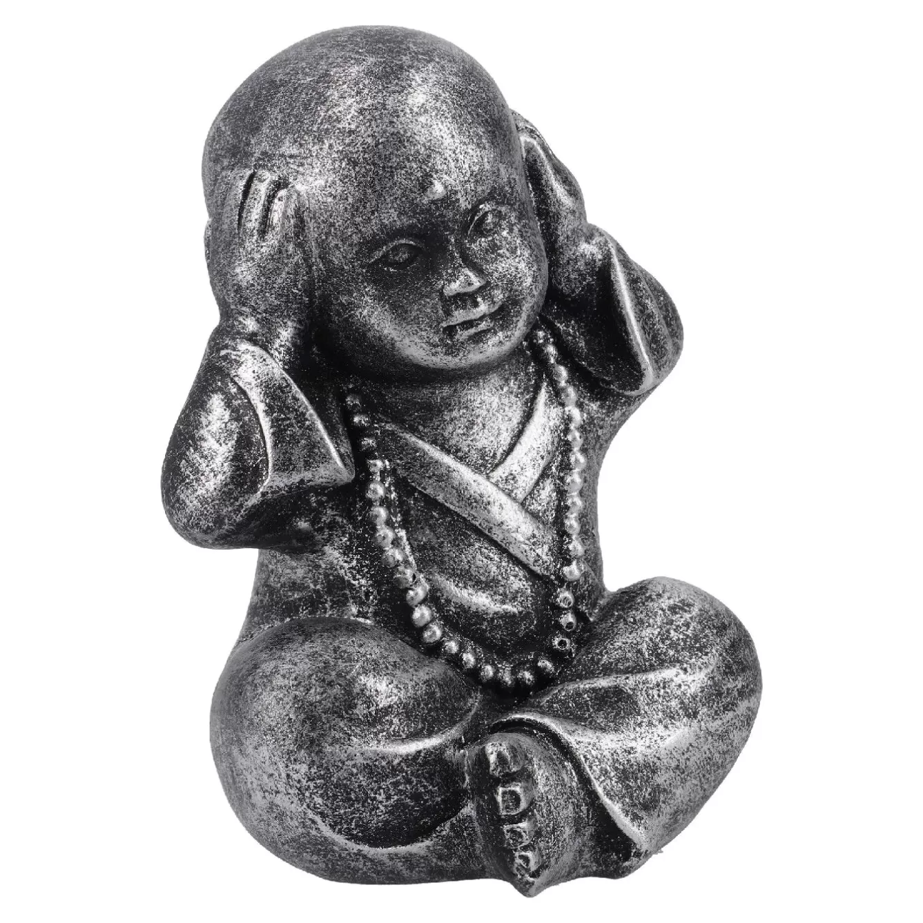 Figuren>NANU-NANA Buddha Kind, Nichts Hören, 12 Cm