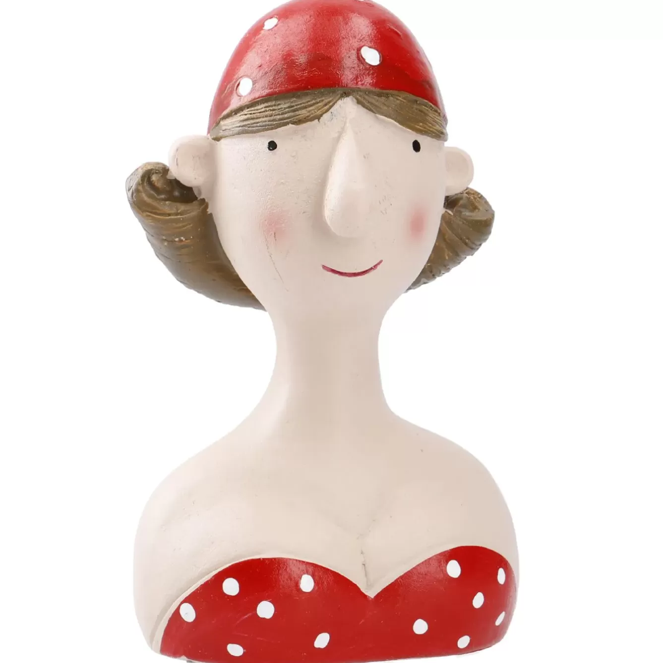 Figuren>NANU-NANA Deko-Kopf See, Frau, 12 Cm