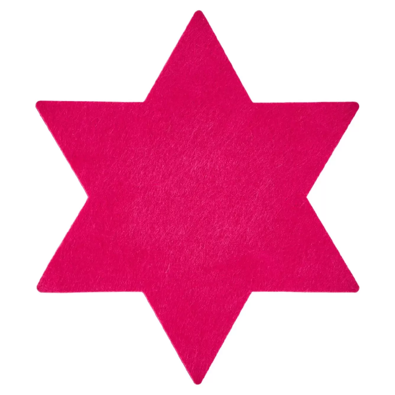 Küche | Weihnachtsdeko>NANU-NANA Filz-Untersetzer Stern, 25 Cm, Pink