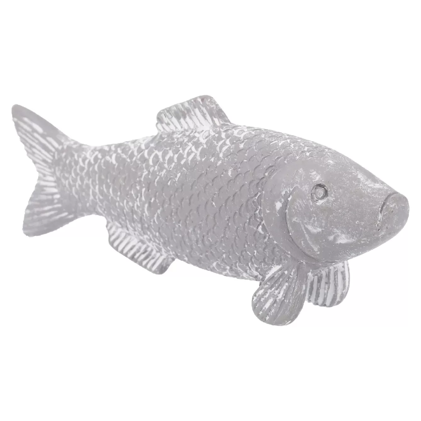 Figuren>NANU-NANA Fisch, Gewischt/grau, 10 Cm