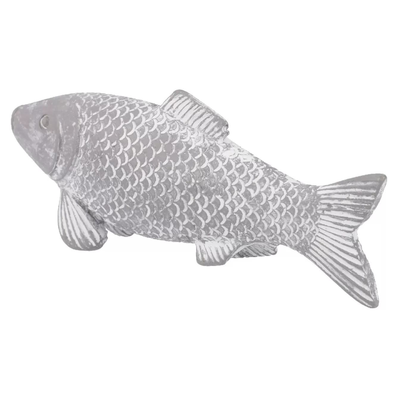 Figuren>NANU-NANA Fisch, Gewischt/grau, 10 Cm