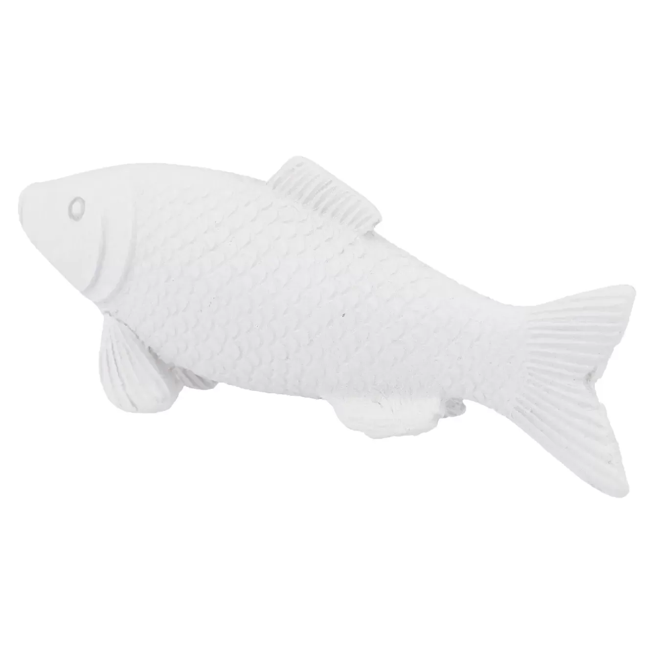 Figuren>NANU-NANA Fisch, Gewischt/weiß, 10 Cm