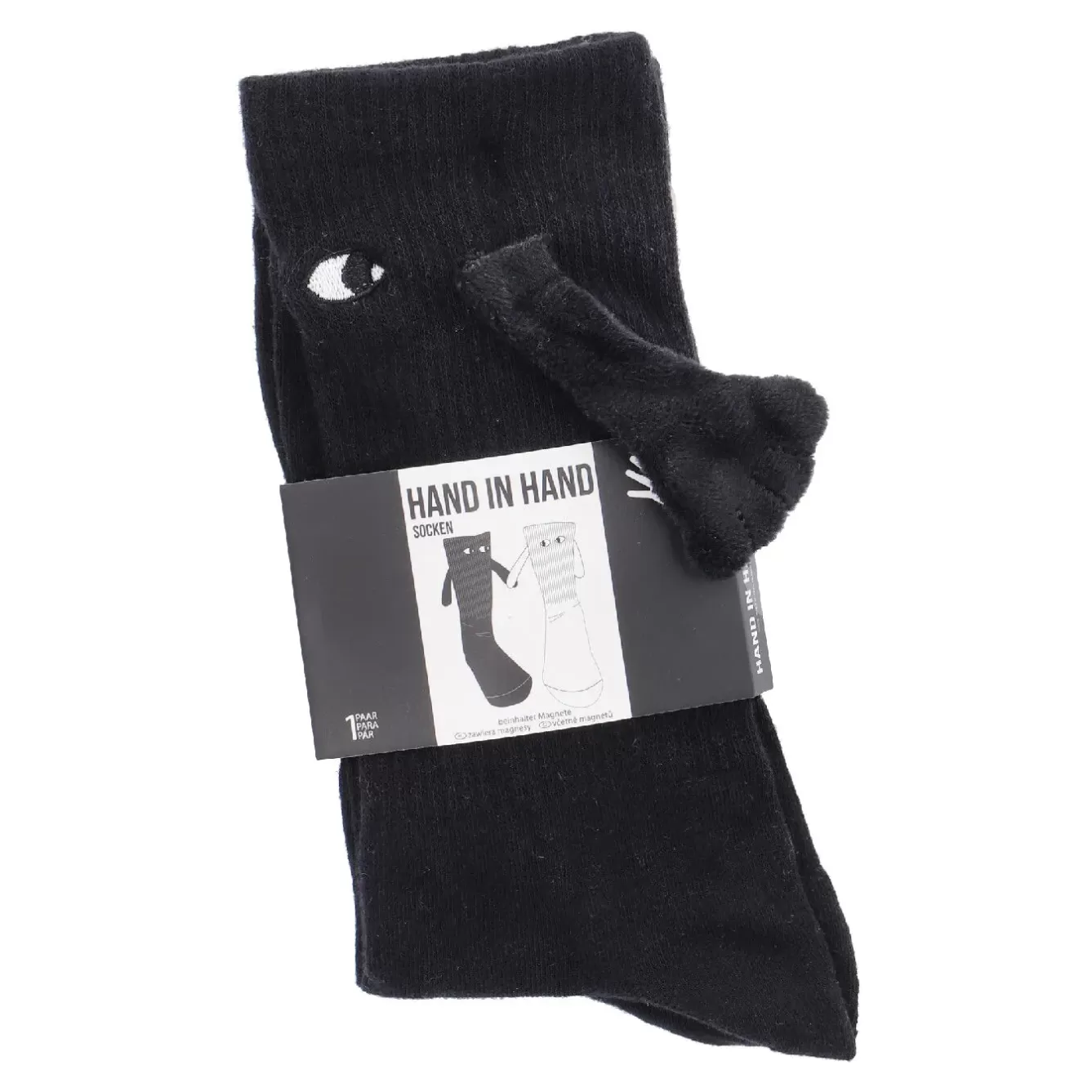 Geschenkideen | Fashion>NANU-NANA Freunde-Socken Magnet, Schwarz, Größe 35-42