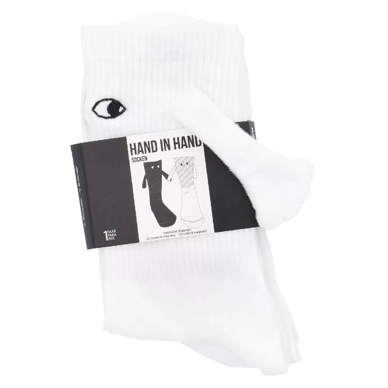 Geschenkideen | Fashion>NANU-NANA Freunde-Socken Magnet, Weiß, Größe 35-42