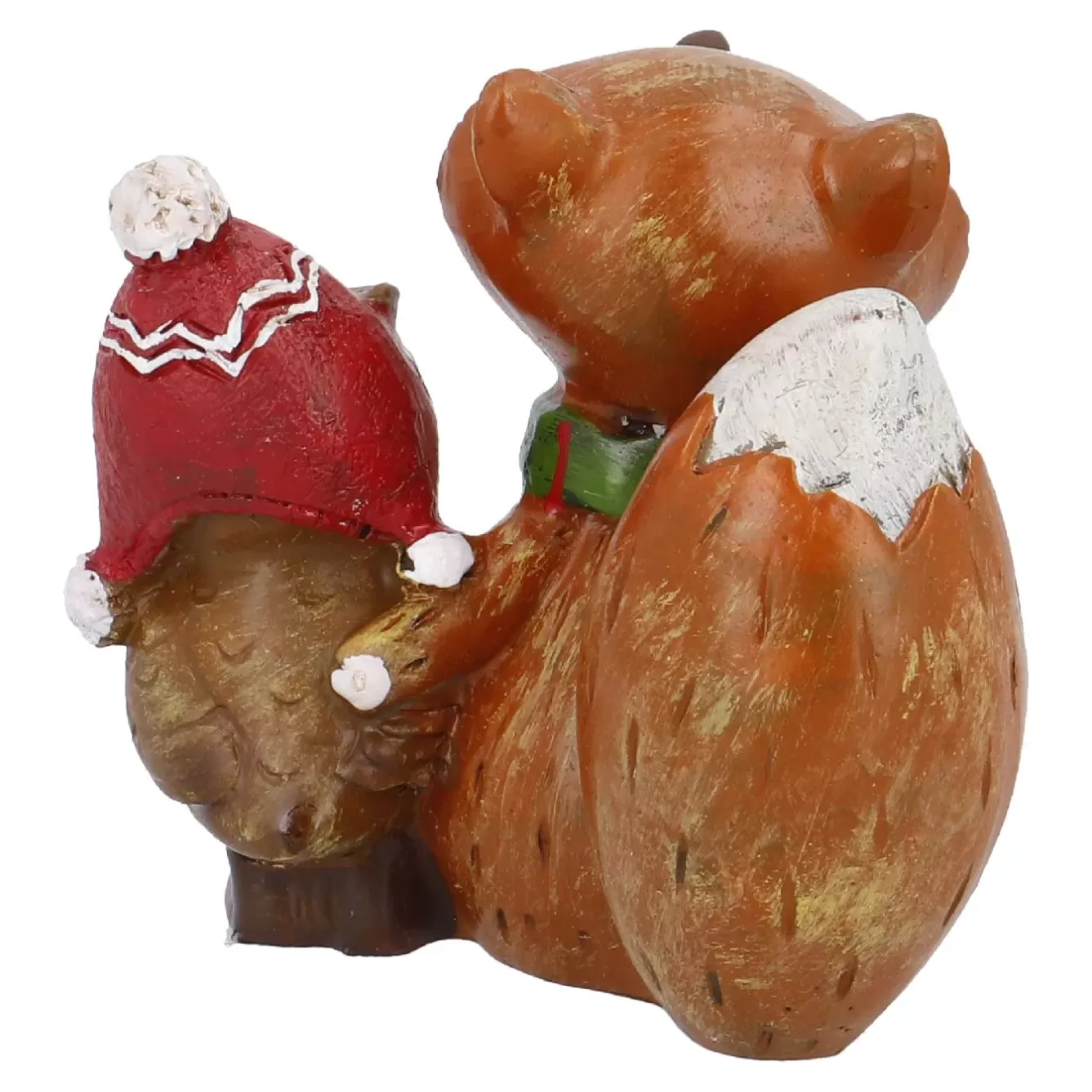 Figuren | Weihnachtsdeko>NANU-NANA Fuchs Mit Eule, Eule Rechts, 6 Cm