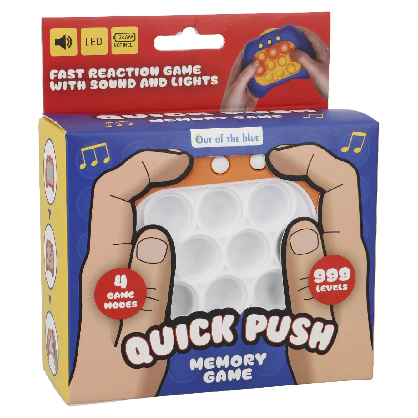 Geschenkideen | Spiele>NANU-NANA Geduldsspiel Pop It, Orange