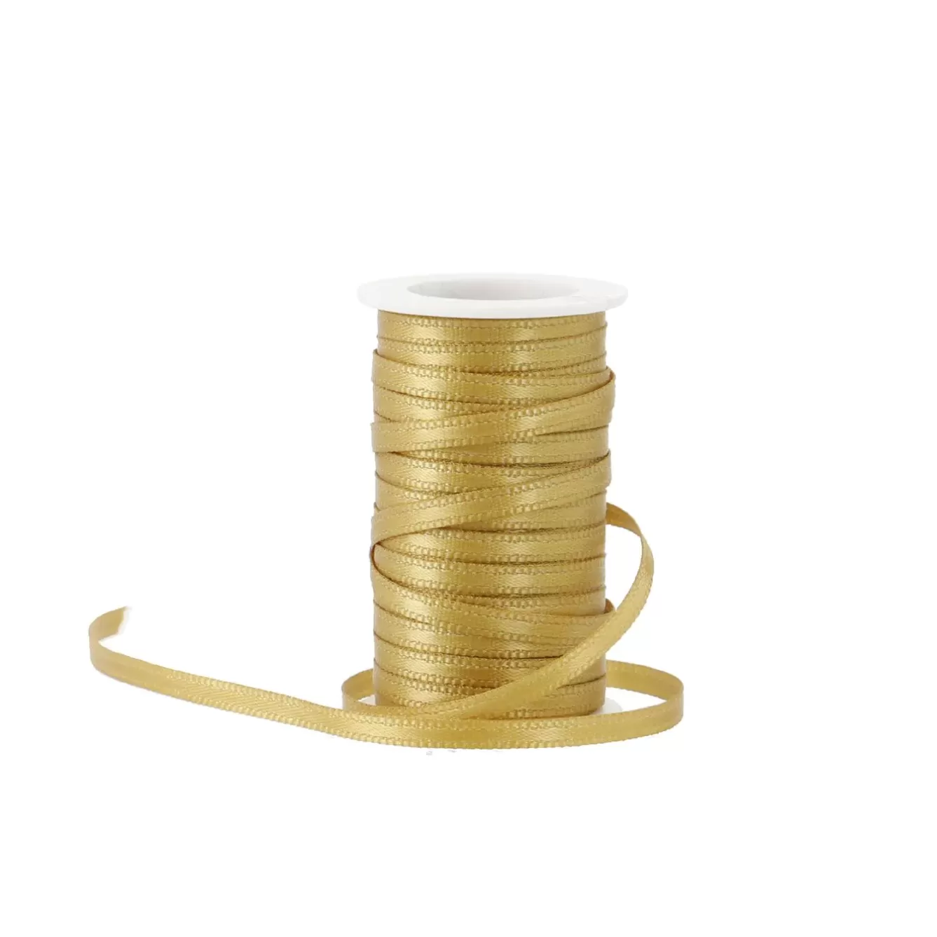 Jga | Gastgeschenke>NANU-NANA Geschenkband Satin, Gold, 3mm X 10m