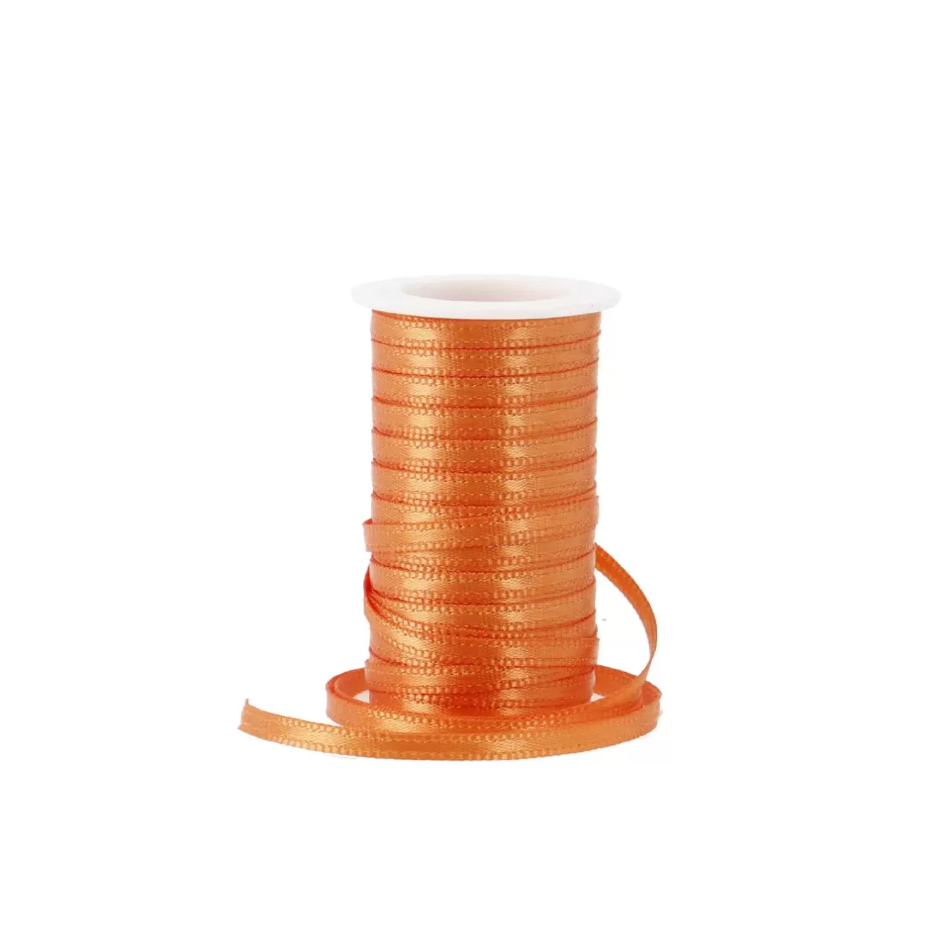 Gastgeschenke | Salty- Und Candybar>NANU-NANA Geschenkband Satin, Orange, 3mm X 10m