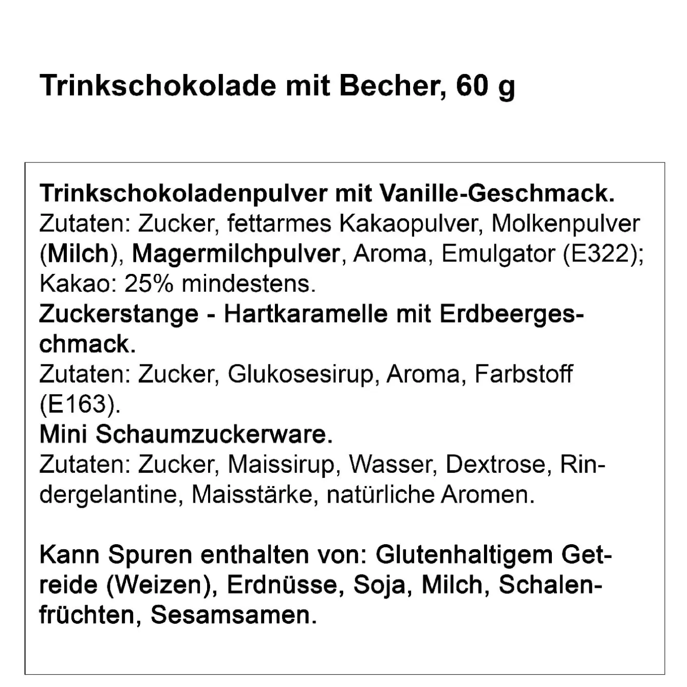 Küche | Weihnachtsgeschenke>NANU-NANA Geschenk-Set Trinkschokolade + Becher, Haus/Fahrrad