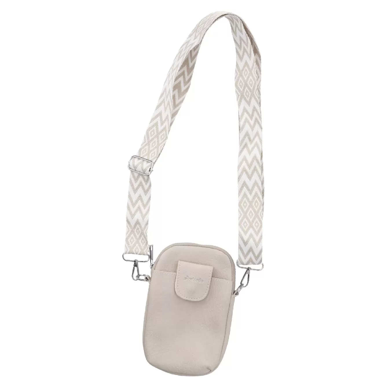 Geschenkideen | Fashion>NANU-NANA Handytasche Riemen, Beige, 18 Cm