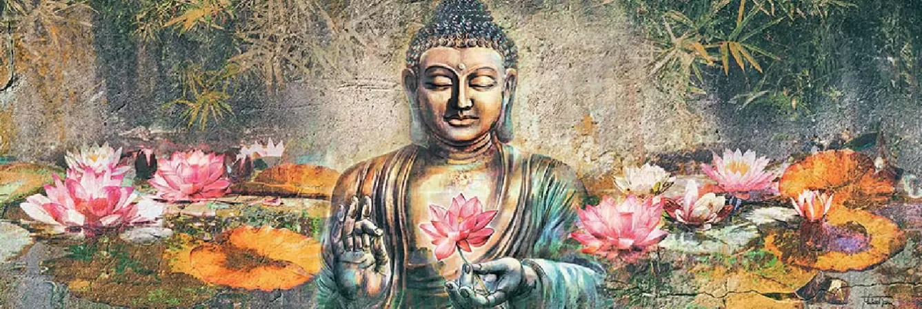 Poster>NANU-NANA Jumboposter Lotus Buddha, Nr. 11