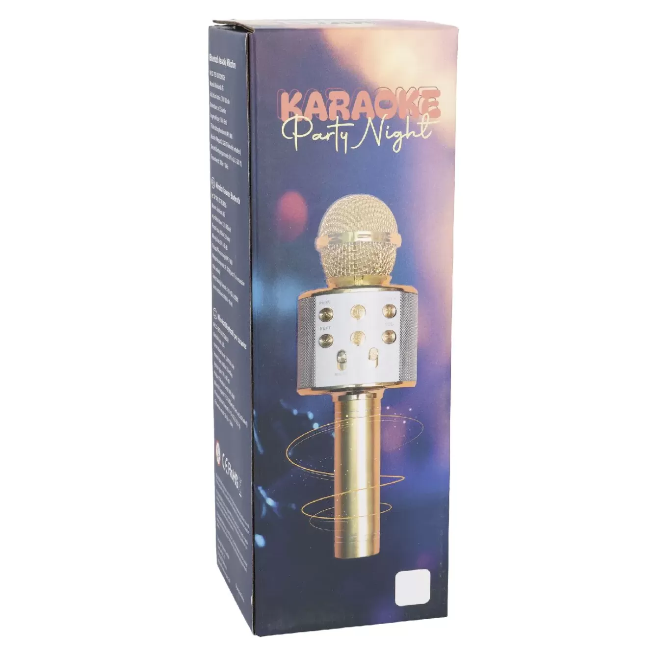 Geschenkideen | Gadgets>NANU-NANA Karaoke Mikrofon, Gold, 23 Cm