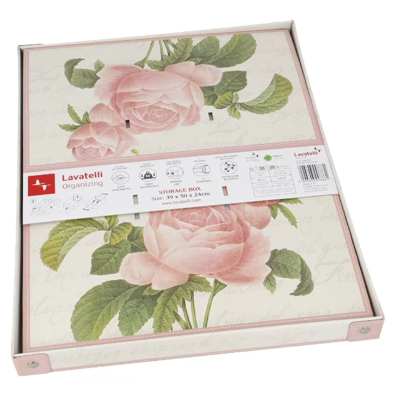 Geschenkverpackung | Organisation>NANU-NANA Karton Motiv, Rose, 39 X 50 Cm