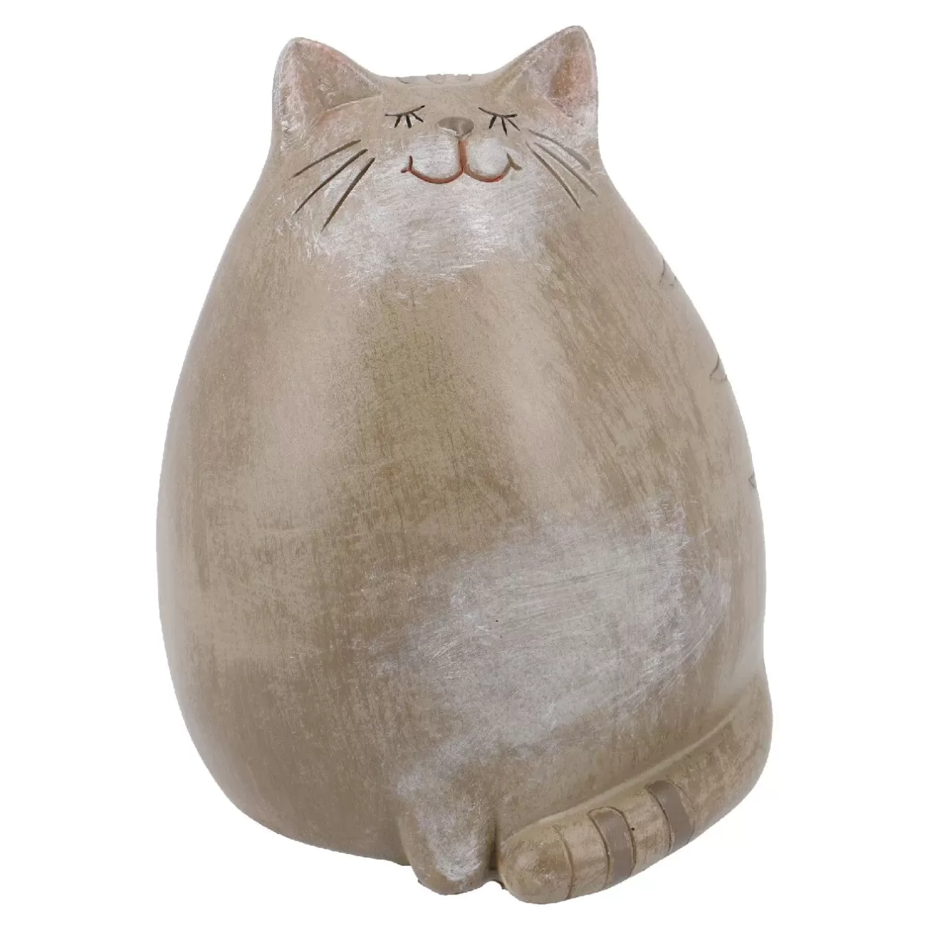 Tierfreunde | Figuren>NANU-NANA Katze, Bauchig/Augen Zu, 15.5 Cm