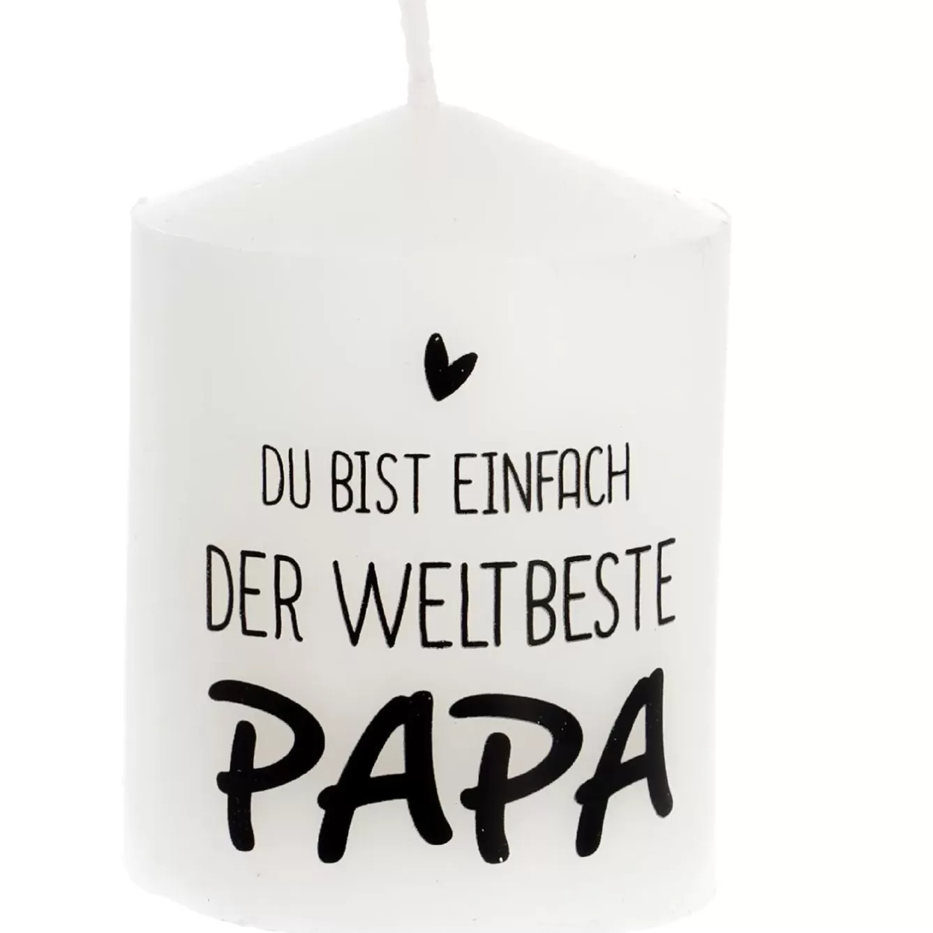 Geschenkideen | Kerzen & Kerzenständer>NANU-NANA Kerze Spruch, Bester Papa, 6 X 8 Cm